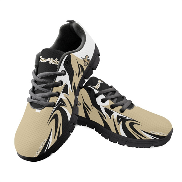 Men's New Orleans Saints AQ Running Shoes 005